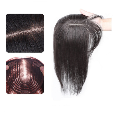 直接女性用 トゥーピー 100% 人毛とシルクベース 小型/大型/平均サイズ