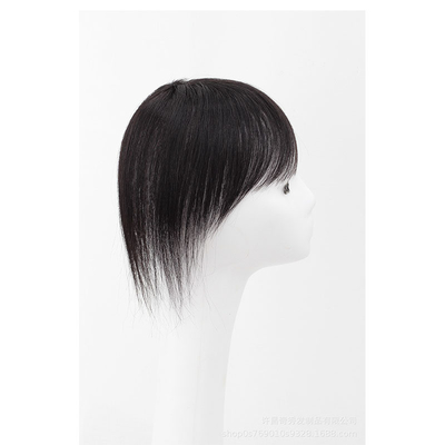 女性用 トゥーピーに天然の黒/濃い茶色のブラジル髪を直接供給