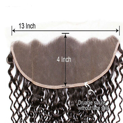 0.2KG バージンヘアエクステンション パーク ロープのフロント閉塞と100%人の髪