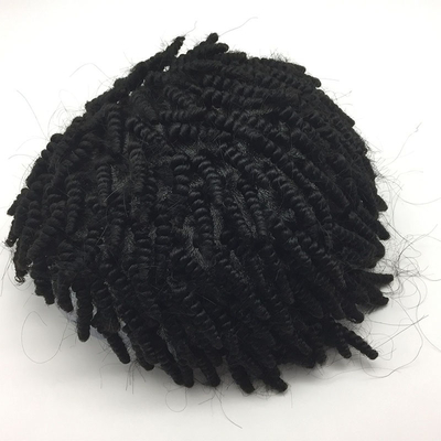 高級の人毛 トゥーピー 男性用 100% ブラジリアン ヘア 最新デザイングレード