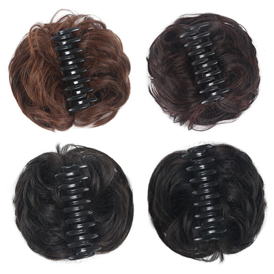 受け入れられるOEM/ODM 合成ヘアドーナット 毛片拡張用のメッシーパン チグノン