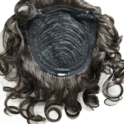完全カバーとカローリースタイル ブラジルの天然の人毛のレミーヘアトップス