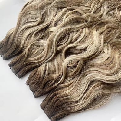 ヨーロッパのヘアバンドル 妖精 生クリーム 巻き毛 純正な処女 レミーヘア 予算内