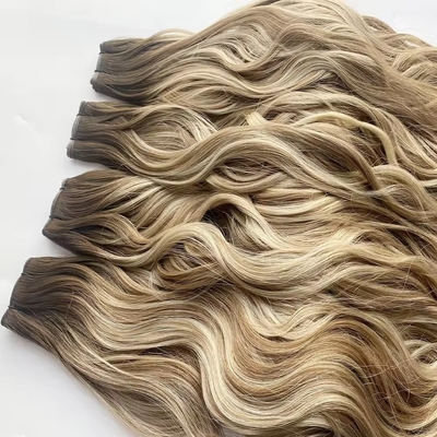 ヨーロッパのヘアバンドル 妖精 生クリーム 巻き毛 純正な処女 レミーヘア 予算内