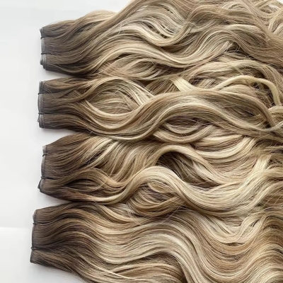 ヨーロッパのヘアバンドル 妖精 生クリーム 巻き毛 純正な処女 レミーヘア 予算内