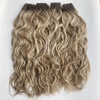 ヨーロッパのヘアバンドル 妖精 生クリーム 巻き毛 純正な処女 レミーヘア 予算内