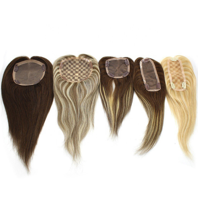 レディース ヨーロッパ ルーテッド  Ombre ヘアパーツ 人髪 トップス クリップ イン トゥーピー 女性用