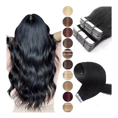 100% Remy Raw Human Hair テープイン ヘア エクステンション