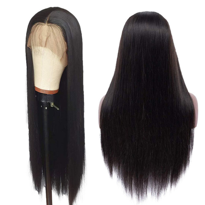 全皮質を並べた 生処女人毛 蕾のフロントウィッグ 180%密度 250g-450g