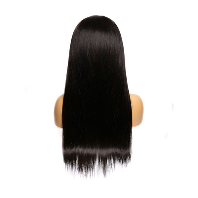 全皮質を並べた 生処女人毛 蕾のフロントウィッグ 180%密度 250g-450g