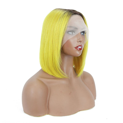 生処女 透明 HD 蕾子 フロント人髪 毛布 100% ボブ 毛布 レミー 髪 250g-450g