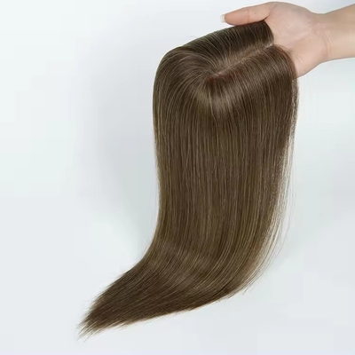 ヨーロッパ製 ヘアスタイリング 14 インチ アウトレット モノ トッパー 女性用 人間の髪