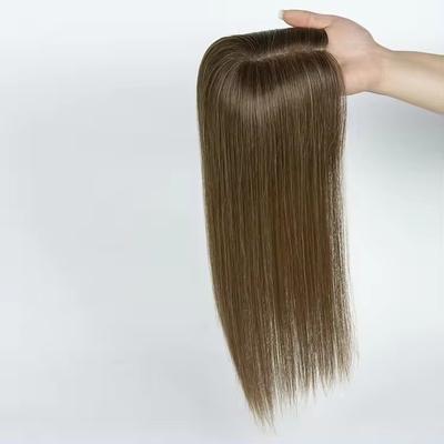 ヨーロッパ製 ヘアスタイリング 14 インチ アウトレット モノ トッパー 女性用 人間の髪