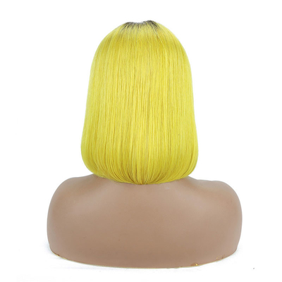 生処女 透明 HD 蕾子 フロント人髪 毛布 100% ボブ 毛布 レミー 髪 250g-450g